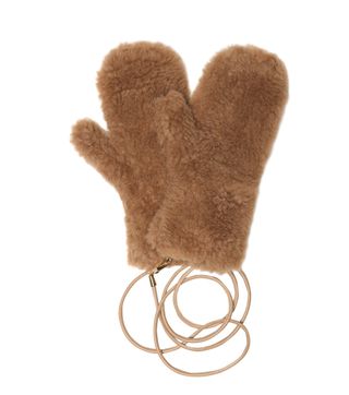 Max Mara + Ombrato Camel Hair and Silk Mittens