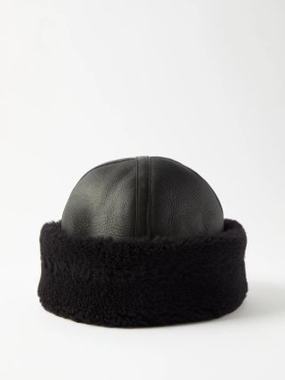 Totême + Shearling Turn-Up Brim Hat