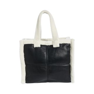 Stand Studio + Large Lola Faux Shearling Tote