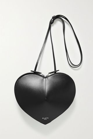 Alaïa + Coeur Leather Shoulder Bag