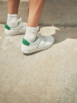 The Reformation + Harlow Leather Sneaker