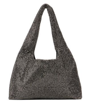 Kara + Gray Mini Crystal Mesh Armpit Bag