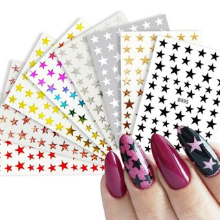 Pvoiue + Star Nail Art Stickers