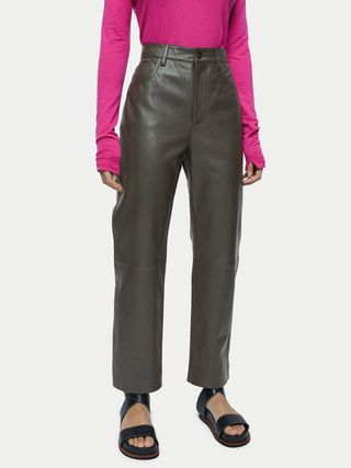 Jigsaw + Delmont Leather Trouser