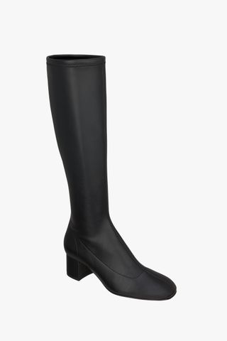 Zara + Block Heel Stretch Boots Limited Edition