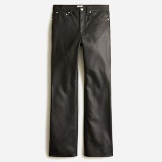 J.Crew + High-Rise Slim Demi-Boot Pant in Faux Leather
