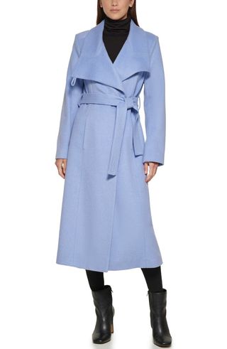 Kenneth Cole New York + Belted Maxi Coat
