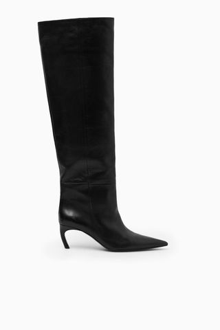 Cos + Pointed Toe Knee-High Boots