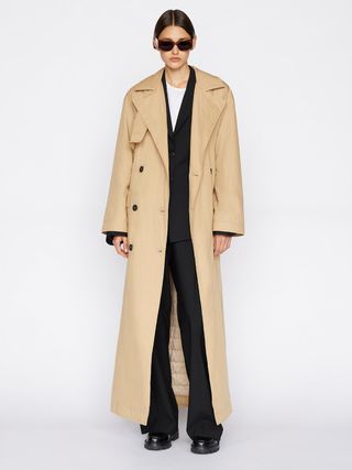 Frame + Oversized Puffer Trench