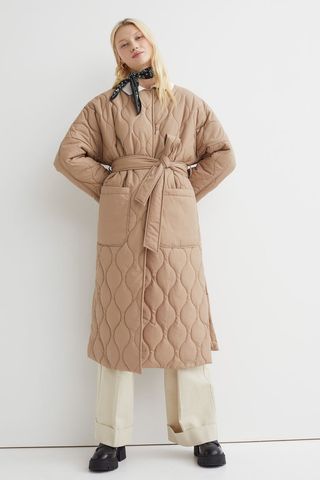H&M + Quilted Coat