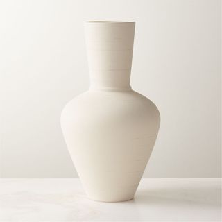 CB3 + Valo Modern Matte White Vase