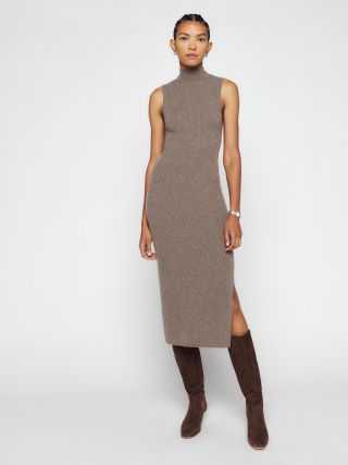 Reformation + Ida Cashmere Sleeveless Sweater Dress