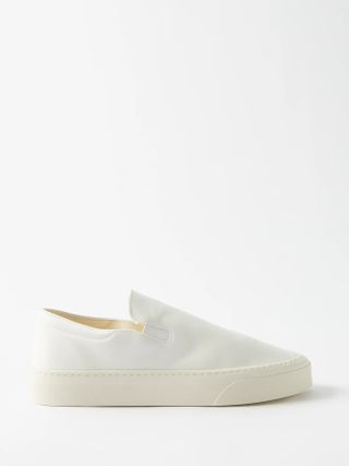 The Row + Marie H Cotton-Canvas Trainers