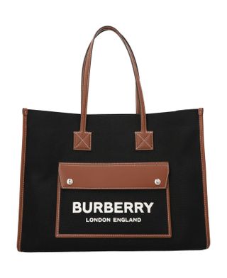 Burberry + Freya Midi Shopping Bag
