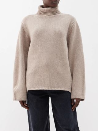 Toteme + Roll-Neck Wool-Blend Sweater