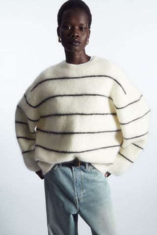 COS + Textured Mohair-Blend Sweater