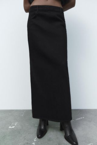 Zara + The Contour ZW Denim Skirt