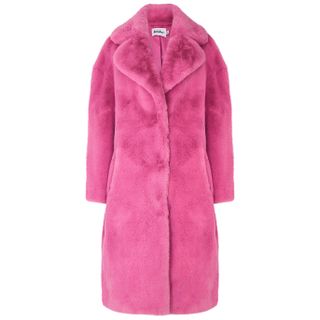 Jakke + Katie Pink Faux Fur Coat