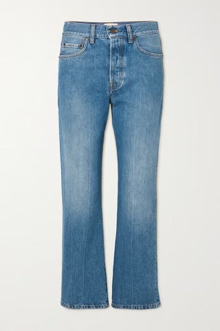 The Row + Montero Cropped Mid-Rise Straight-Leg Jeans