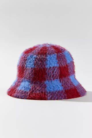 Acne Studios + Juno Fuzzy Patterned Bucket Hat