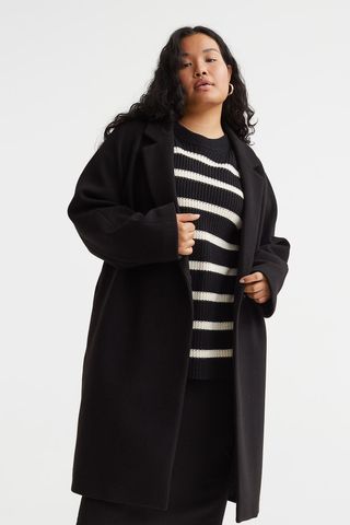 H&M+ + Double-Breasted Coat
