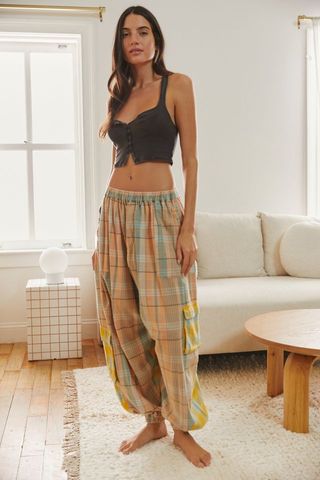 Out From Under + Nova Plaid Balloon Pants