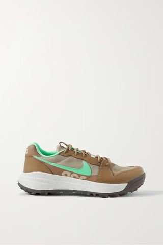 Nike + ACG Lowcate Rubber-Trimmed Mesh and Faux Leather Sneakers