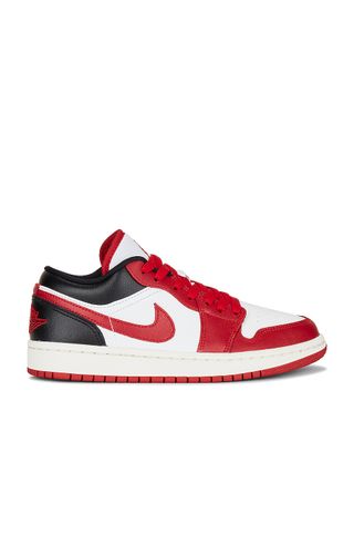 Nike + Air Jordan 1 Low Color-Block Leather Sneakers