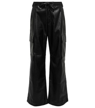 Proenza Schouler + White Label High-Rise Faux Leather Cargo Pants