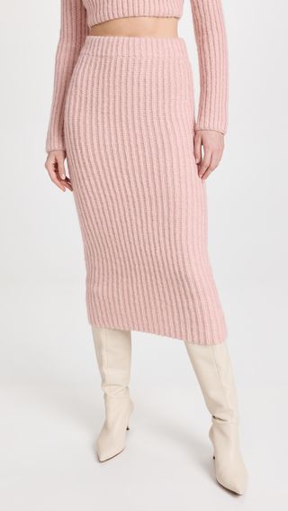 Endless Rose + Knit Midi Skirt