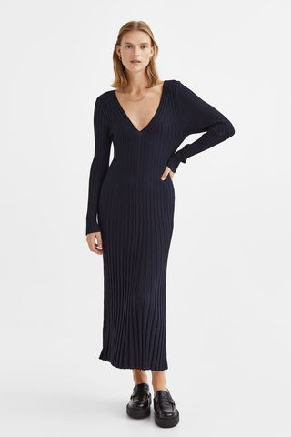 H&M + Rib-Knit Dress