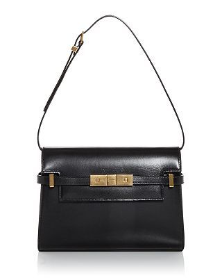 Saint Laurent + Manhattan Small Leather Shoulder Bag