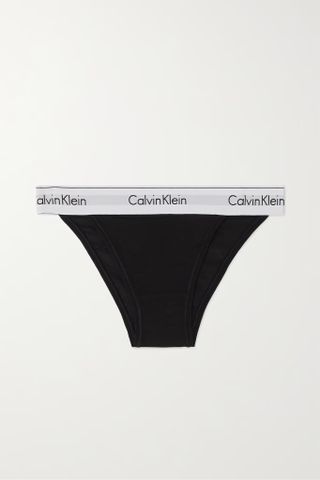 Calvin Klein + Cotton-Blend Jersey Briefs
