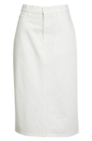 The Row + Tima Cotton Denim Skirt