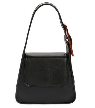 Edas + Yshaia Leather Shoulder Bag