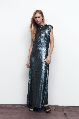 Zara + Sequin Maxi Dress
