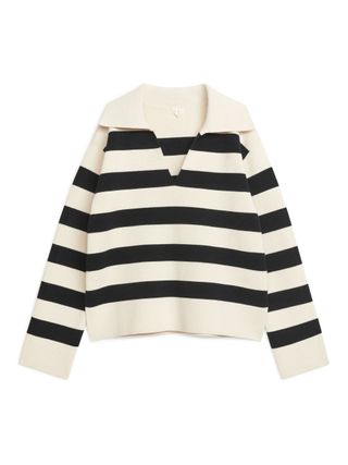 Arket + Striped Cotton Jumper