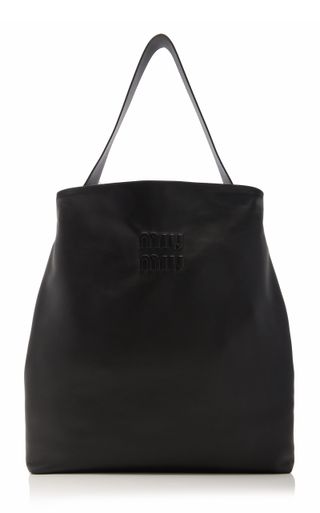 Miu Miu + Leather Shoulder Bag