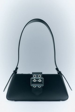 Zara + Buckle Shoulder Bag