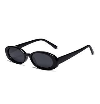 Vanlinker + Retro Oval Sunglasses