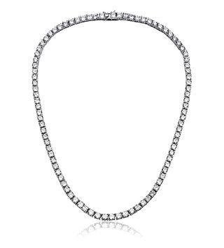 NYC Sterling + Cubic Zirconia Tennis Necklace