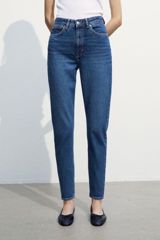 H&M + Slim Mom High Ankle Jeans
