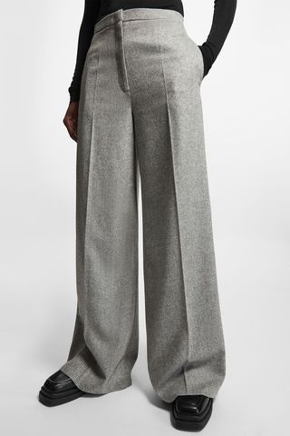 COS + Wool-Blend Trousers