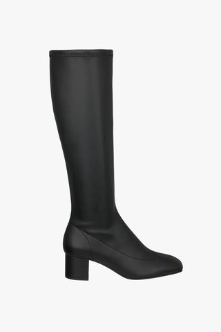 Zara + Block-Heel Stretch Boots