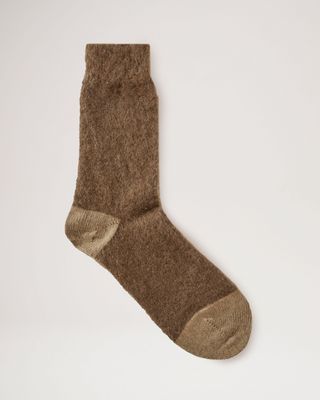 Mulberry + Mohair Solid Socks