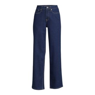 Free Assembly + High Rise 70’S Full Wide Leg Straight Jeans