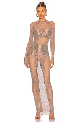 Bronx and Banco x Revolve + Webb Nude Dress