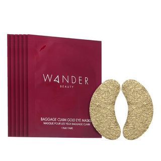 Wander Beauty + Baggage Claim Gold Eye Masks
