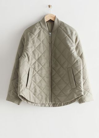 & Other Stories + Oversized Quilted Jacket