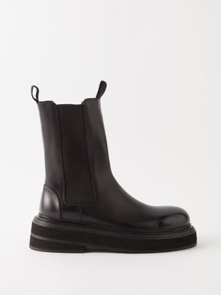 Marsèll + Zuccone chunky leather ankle boots